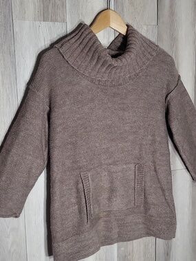 J Crew Wool Mohair Blend Sweater Womens Small Exposed Seams Relaxed Knit